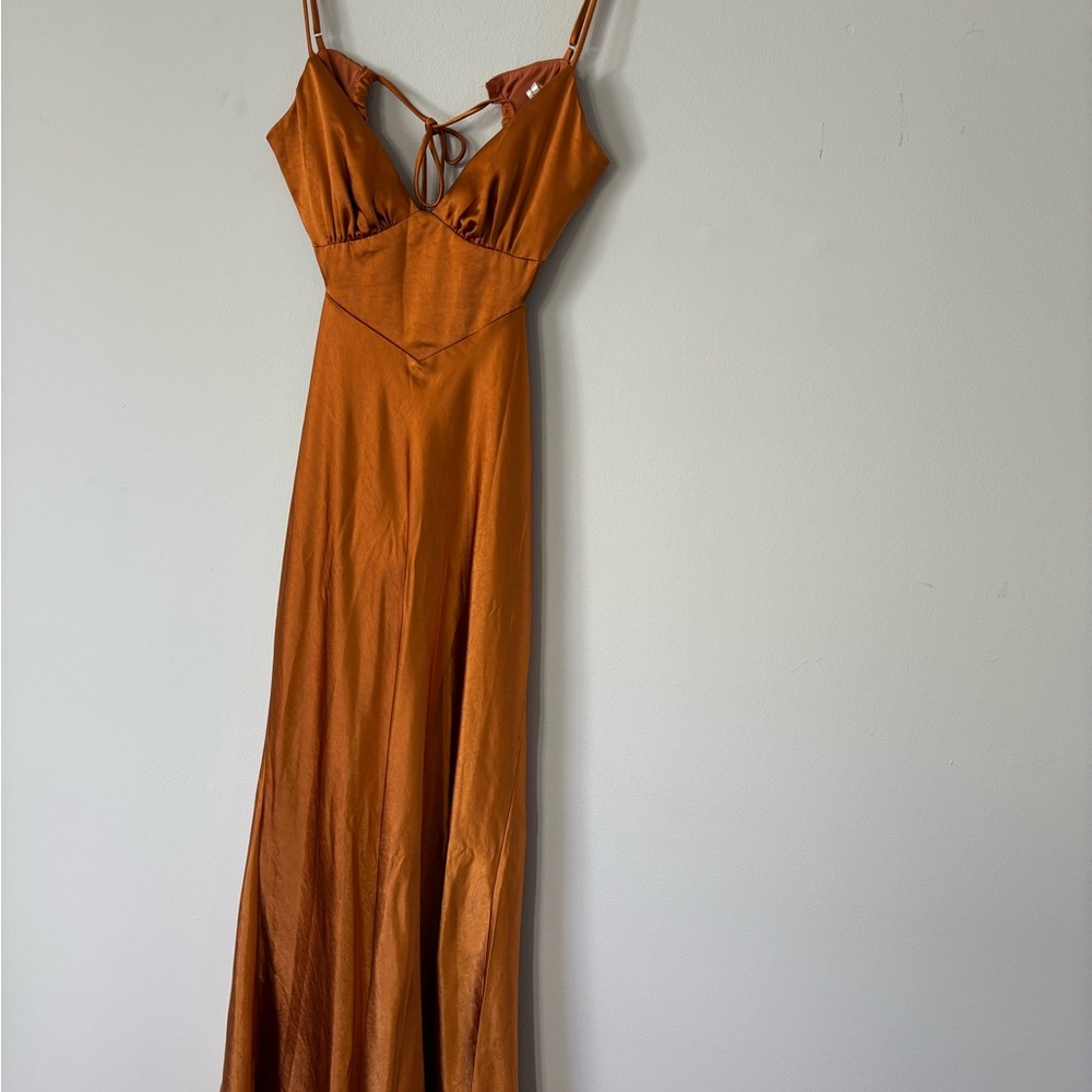 Selfie Leslie Rust Maxi Dress